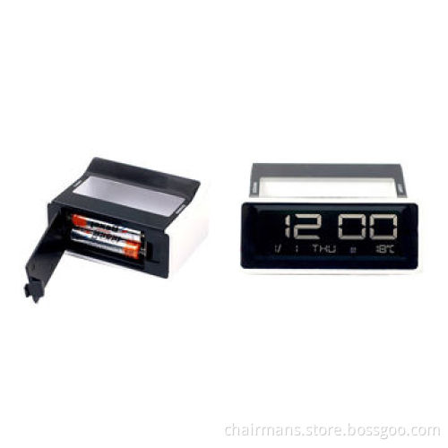 Car Luminous LED Clock with Thermometer